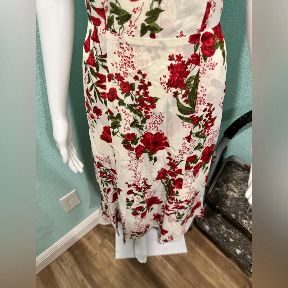 NEW Reformation Nikita Georgette Dress - Picture 3 of 7